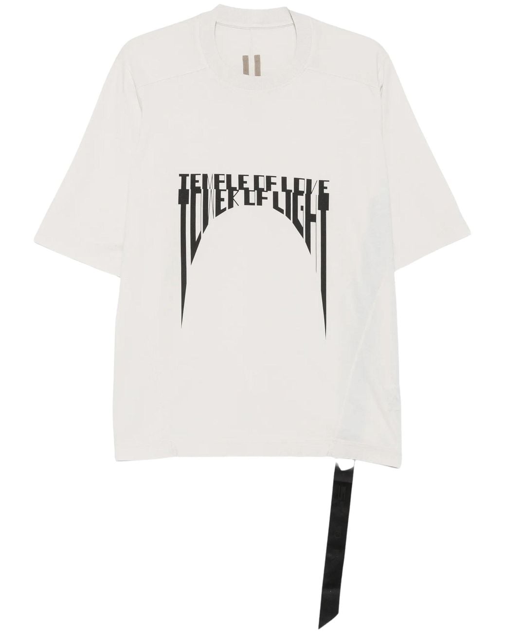 Rick Owens White Printed T-Shirt for men