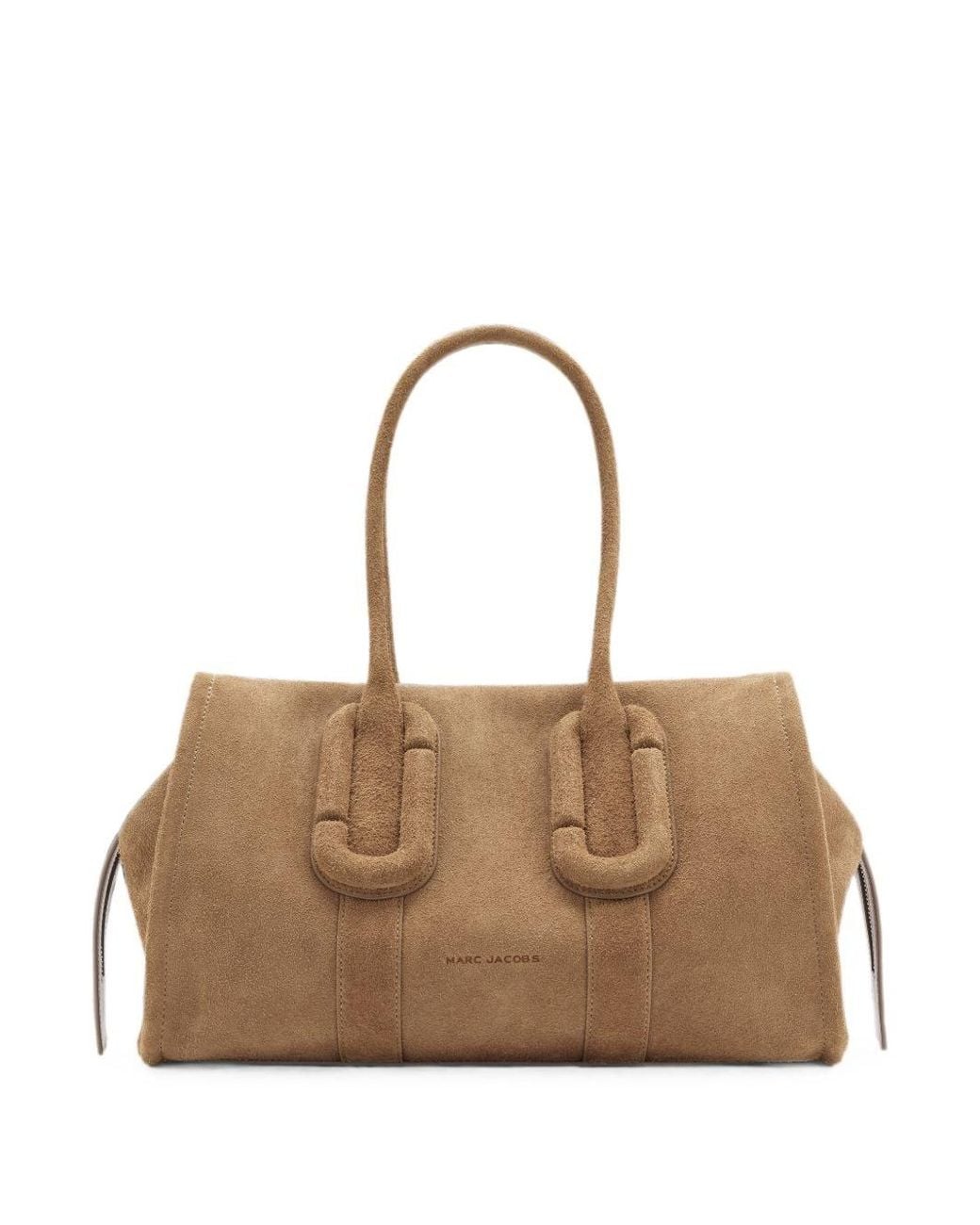Marc Jacobs Natural The Carryall Suede Leather Tote