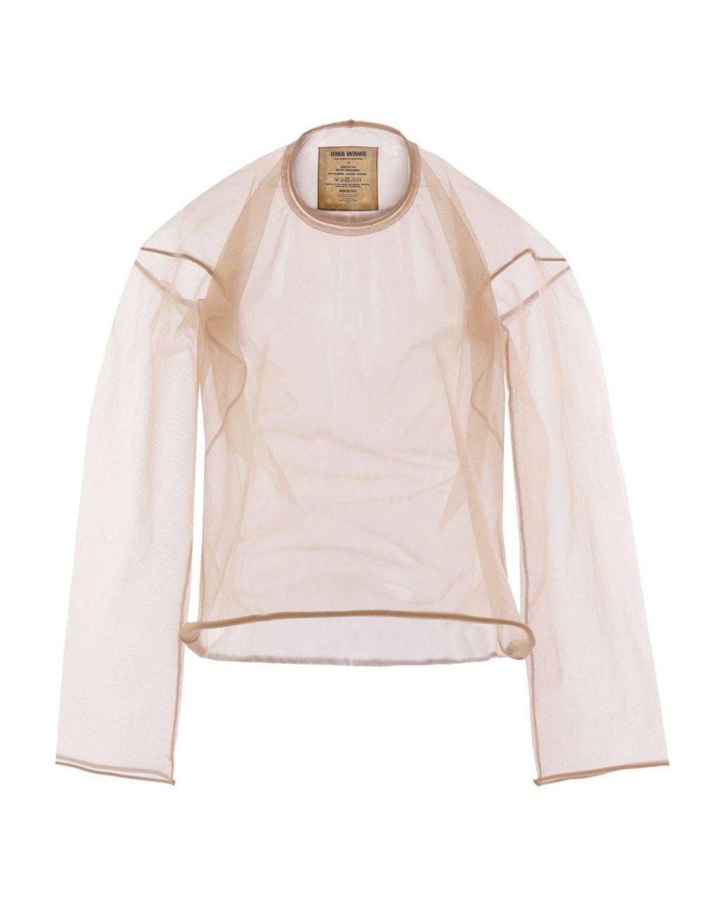 Uma Wang Pink Cashmere Turtle-Neck Sweater