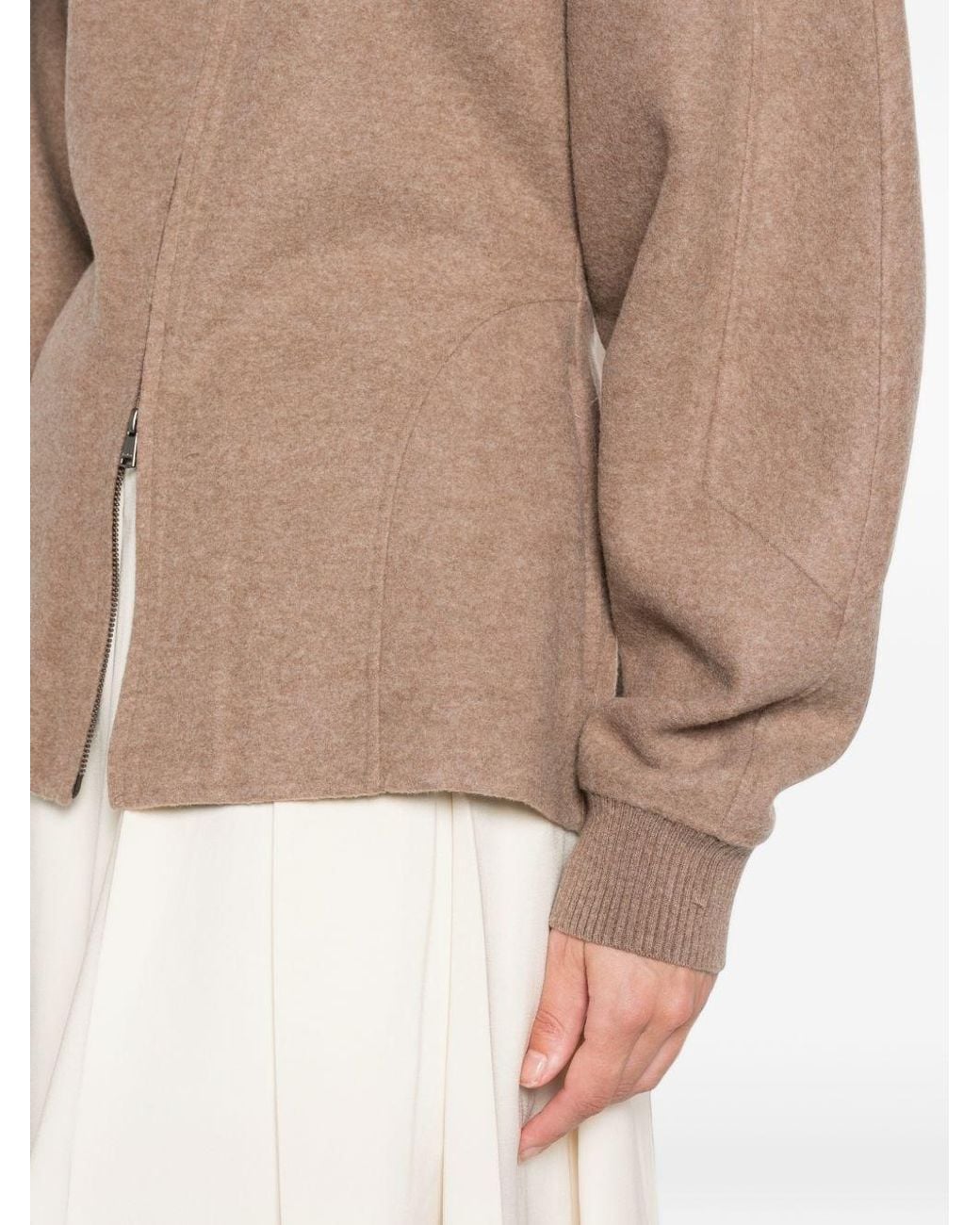 Max Mara Brown Wool Sweatshirt