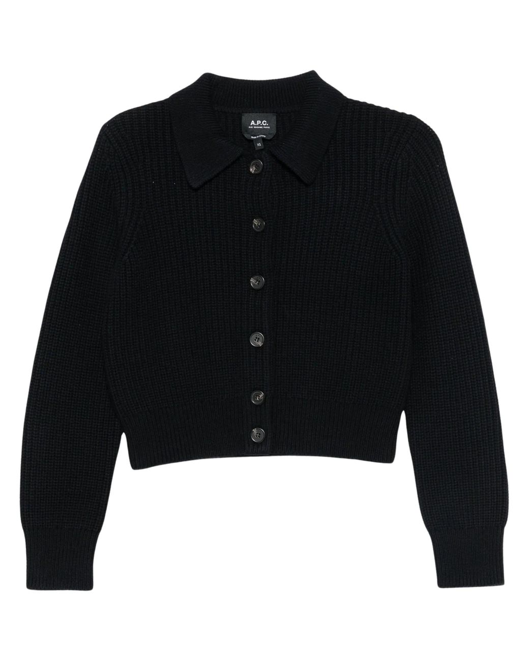 A.P.C. Black Jenn Cardigan