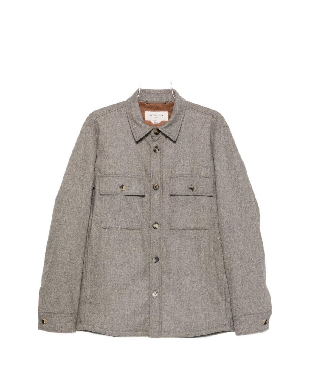 Jacob Cohen Gray Wool Jacket for men