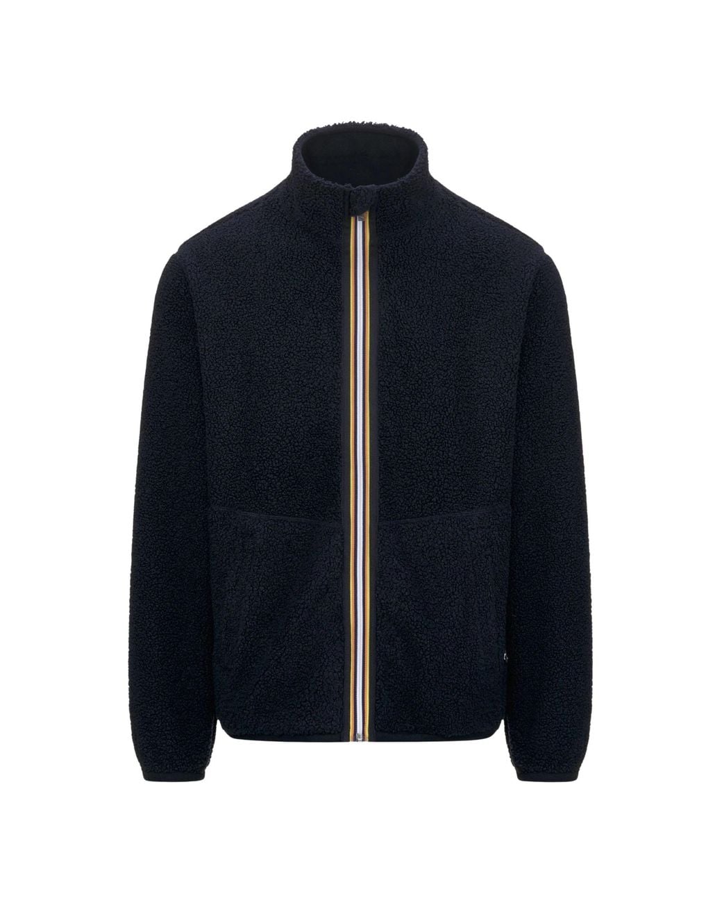 K-Way Blue Pascal Sherpa Polar Double Fleece for men