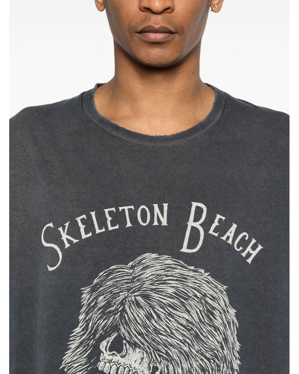 GALLERY DEPT. Blue Skeleton Beach T-Shirt for men
