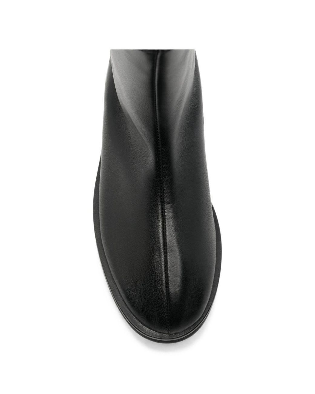 Dear Frances Black Joss Leather Ankle Boots
