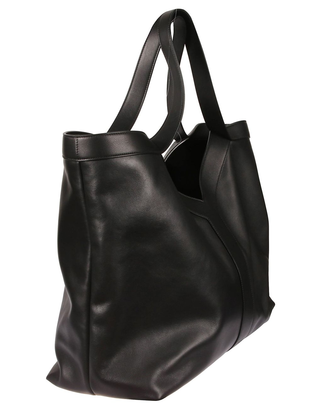 Saint Laurent Black Large Y Tote Bag for men