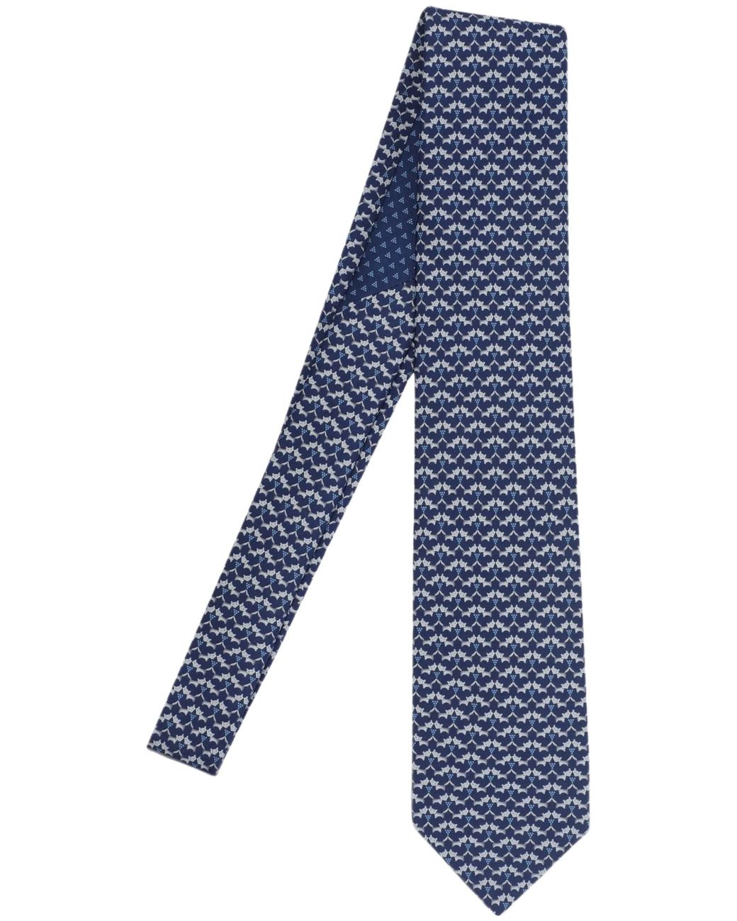 Ferragamo Blue Garbo Tie for men