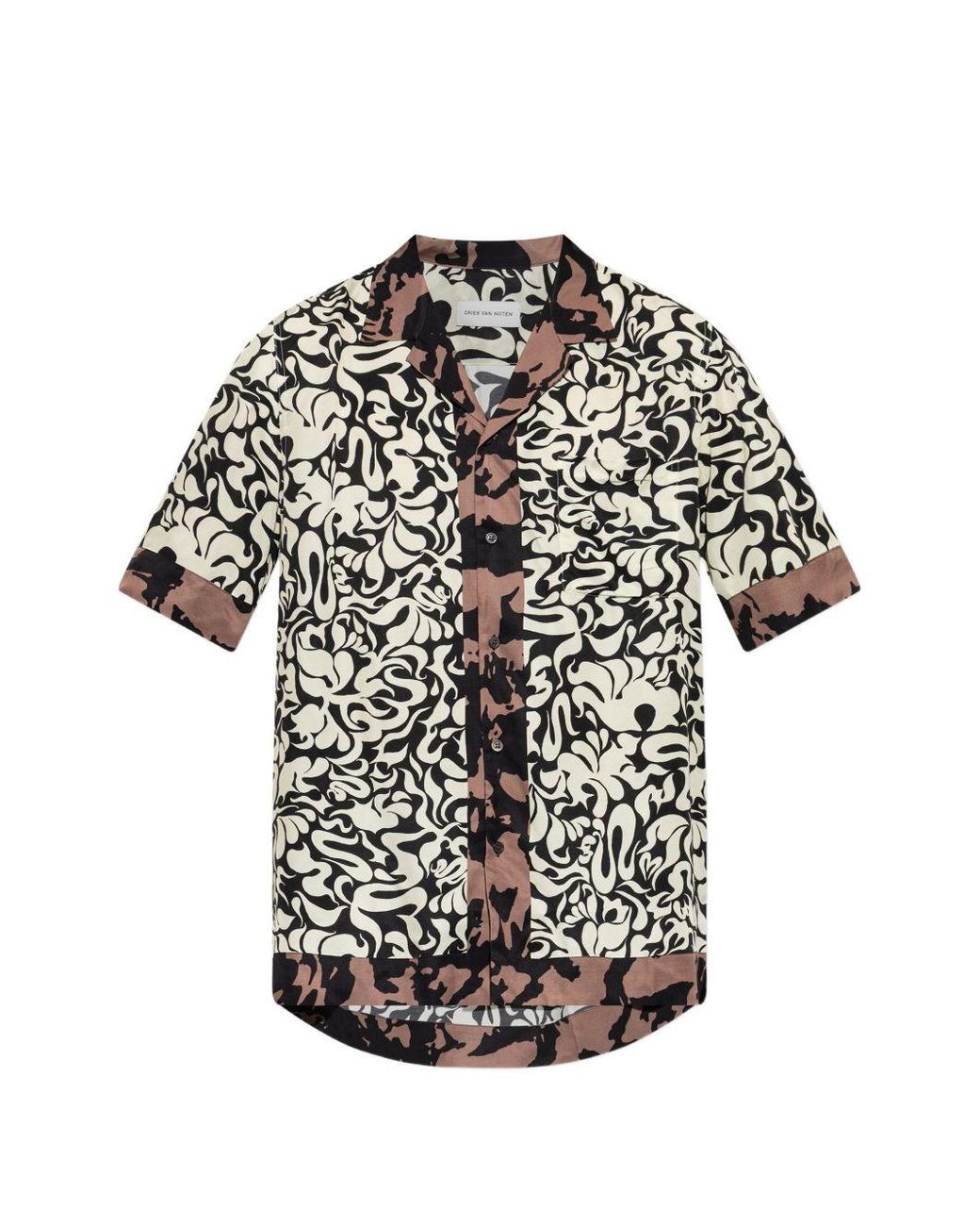 Dries Van Noten Black Carltone Shirt for men