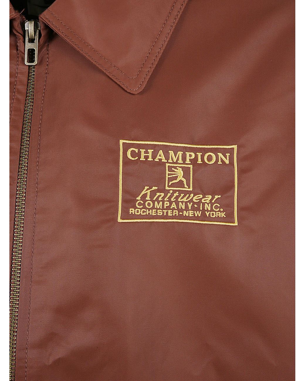 Giacca Logo di Champion in Brown da Uomo