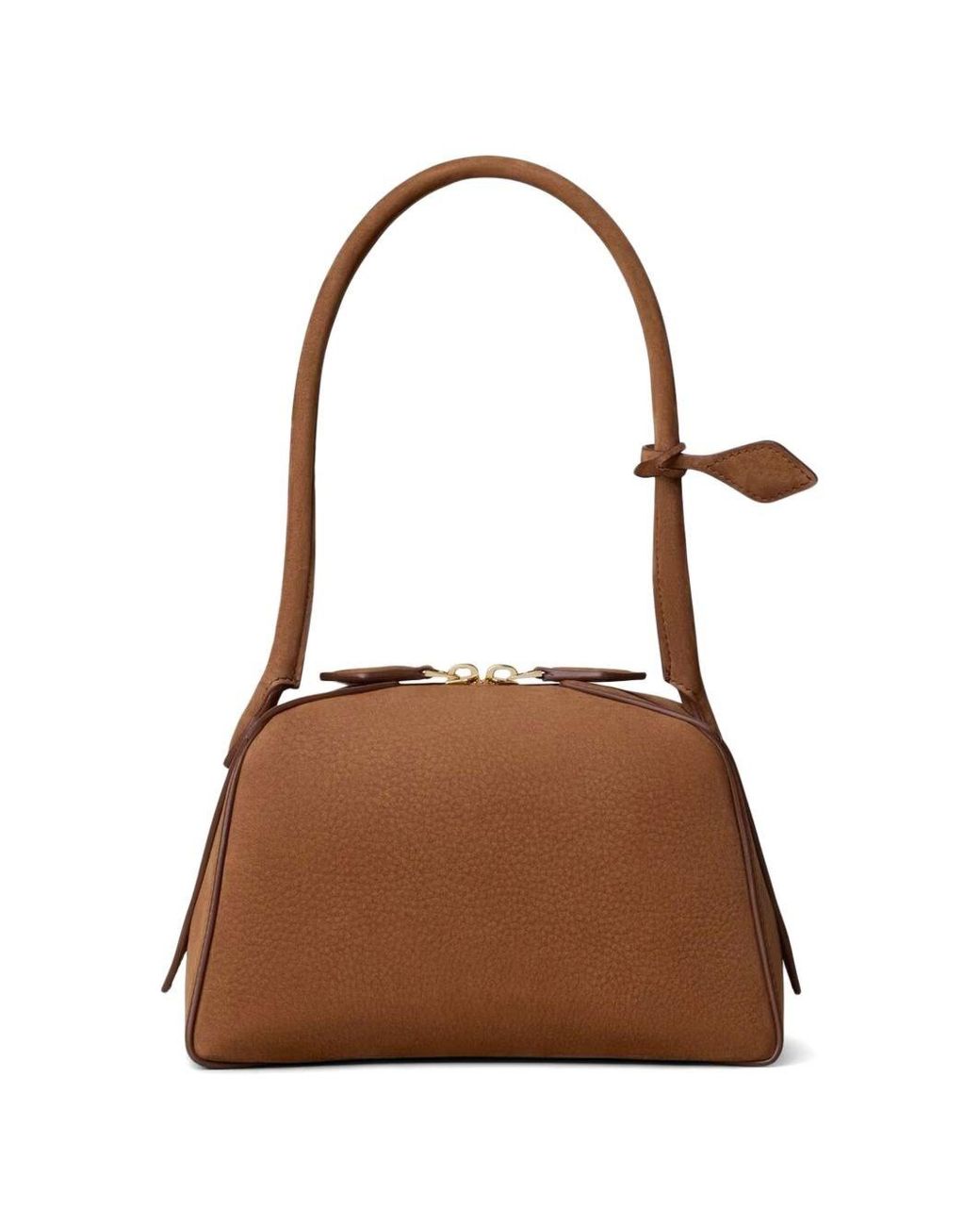 Alaïa Brown Le Bouledogue Small Leather Shoulder Bag