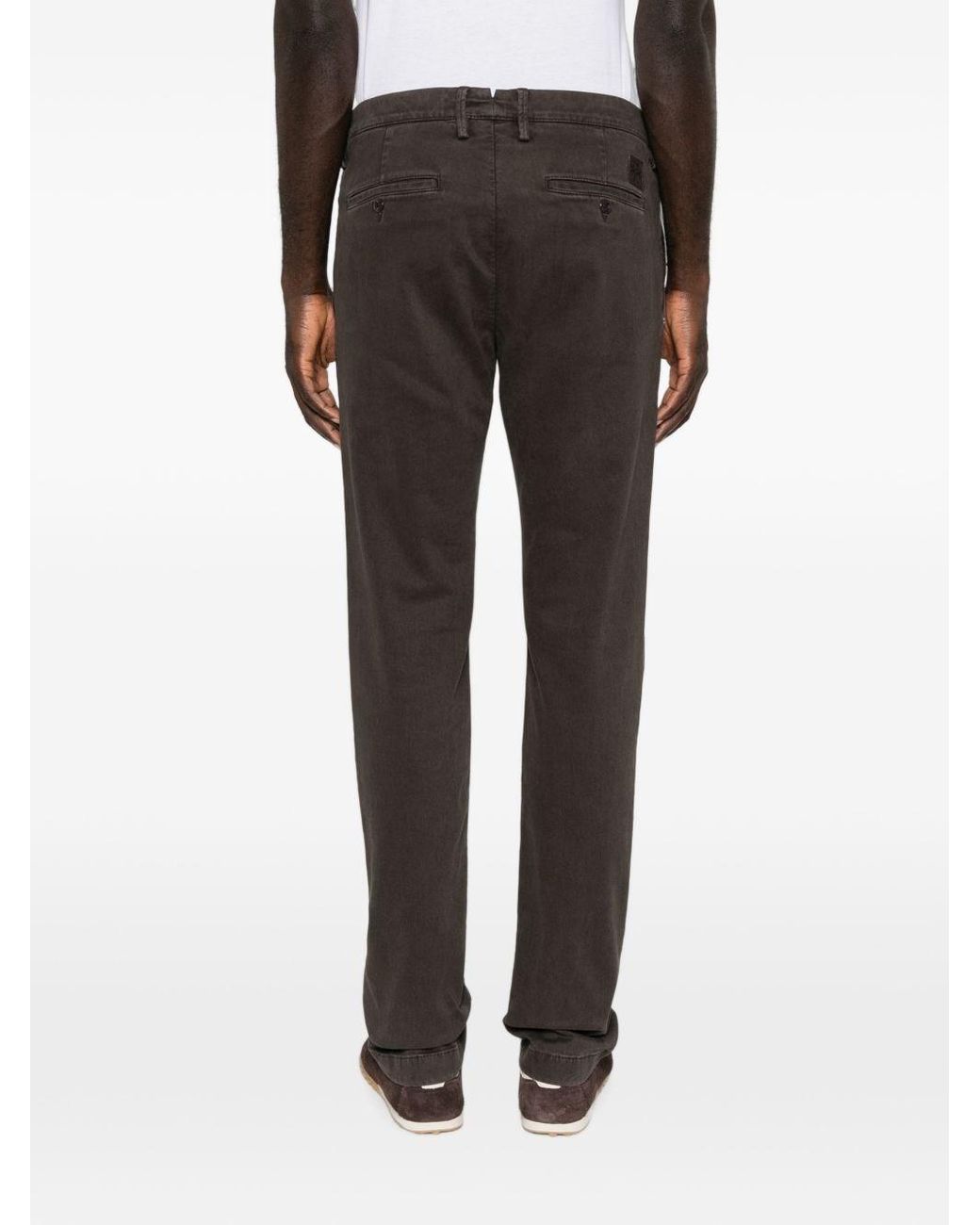 Jacob Cohen Gray Slim Fit Cotton Trousers for men