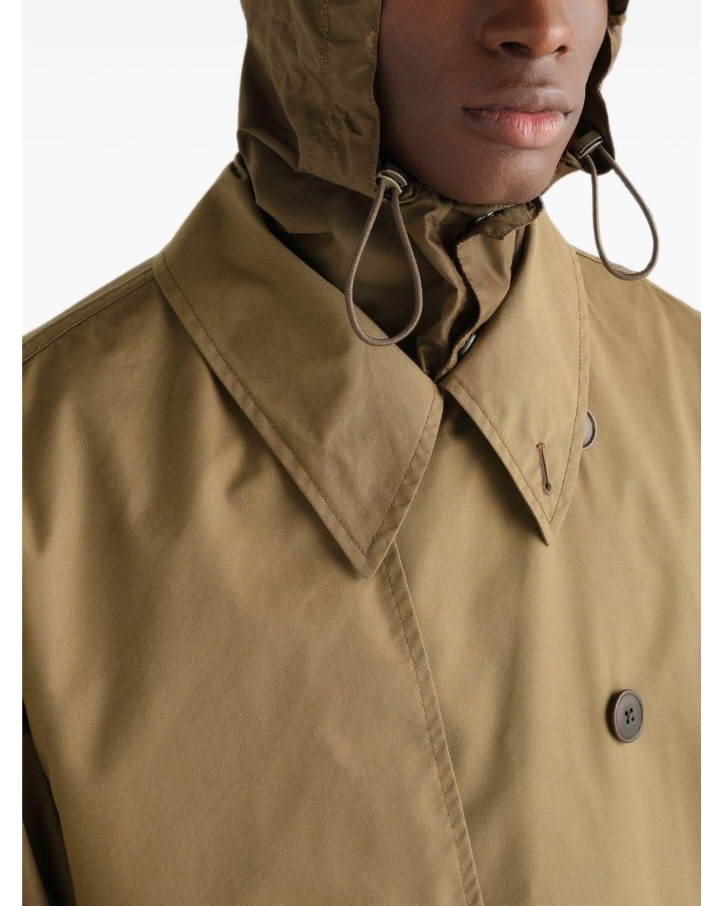 Lemaire Natural Nylon Trench Coat