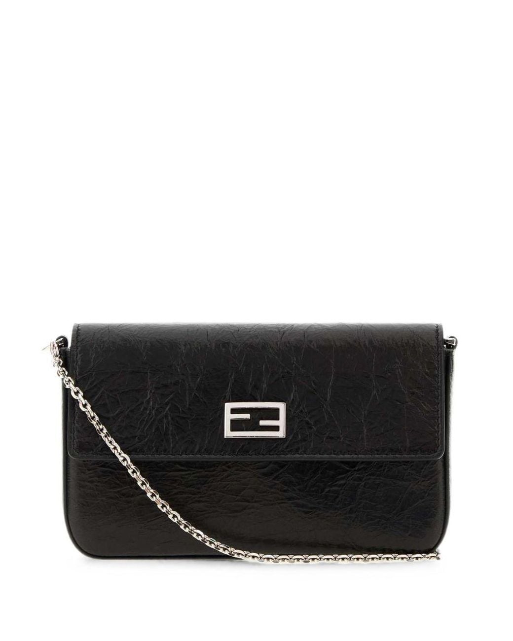 Fendi Black Tube Leather Mini Bag