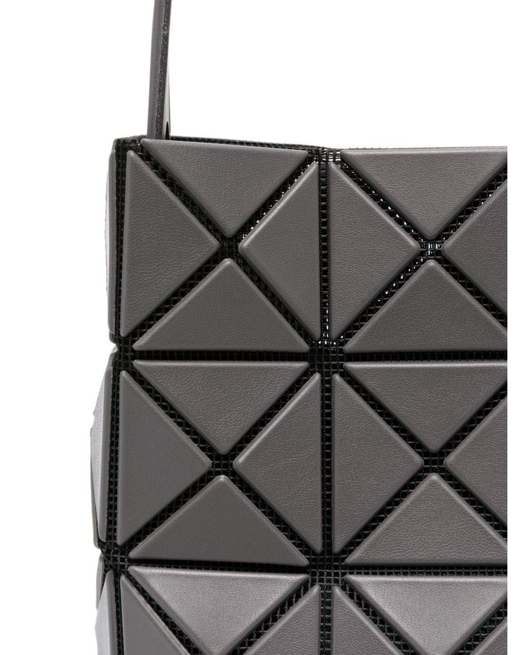 Issey Miyake White Prism Matte Crossbody Bag