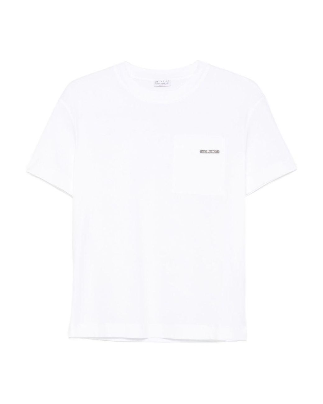 Brunello Cucinelli White T-Shirts