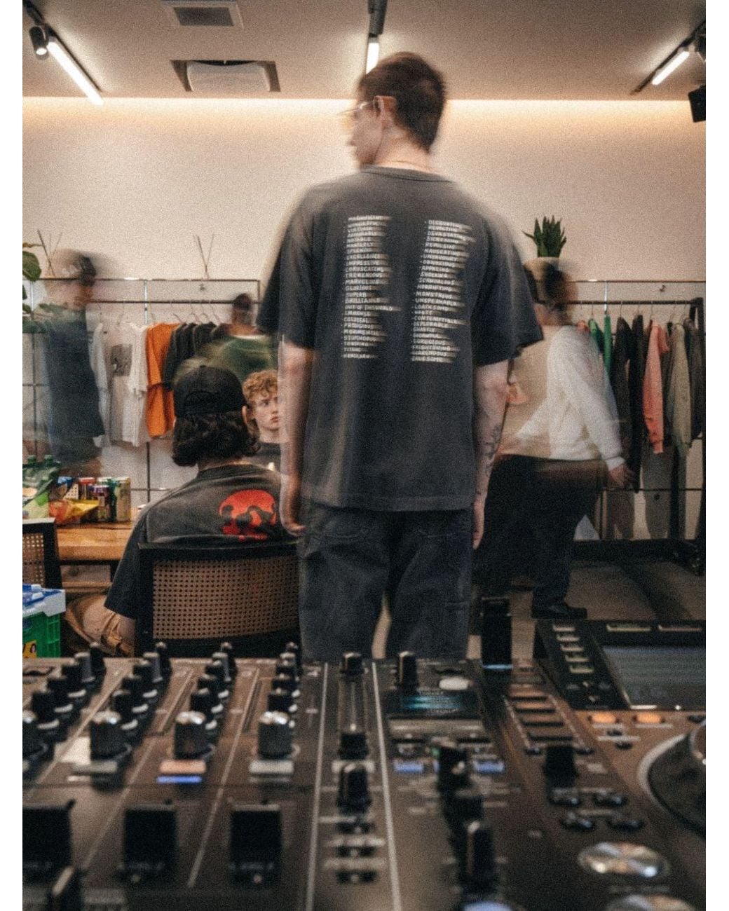 SAINT Mxxxxxx Gray Living T-Shirt for men