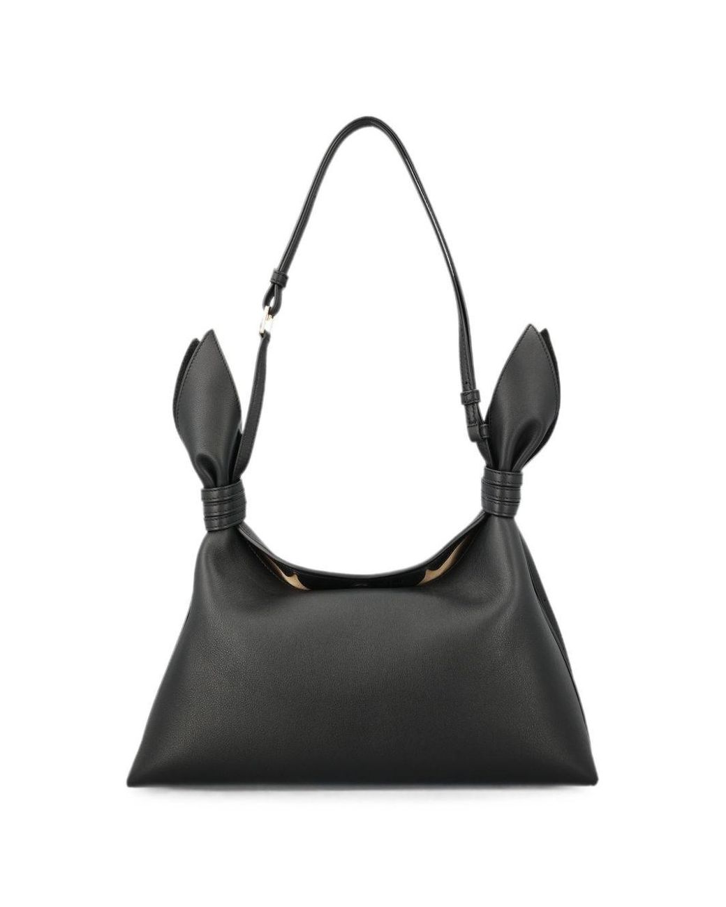 Loewe Black Scarf Medium Leather Shoulder Bag