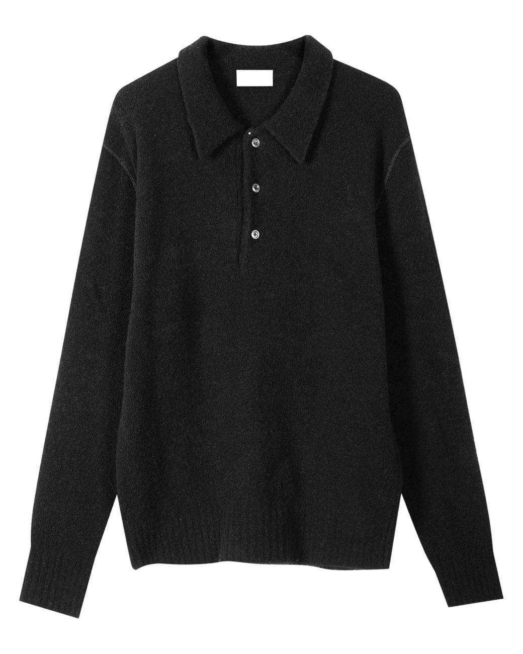 Diana Studio Black Bouclé Polo for men