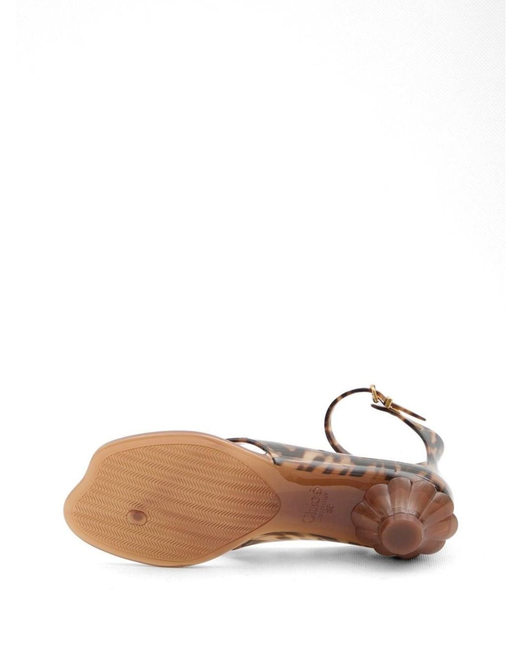 Chloé Black Jelly Thong Sandals