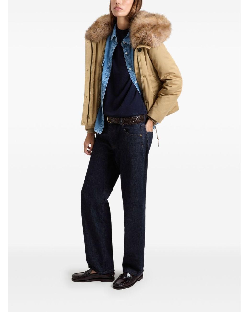 Woolrich Natural Best Short Parka Coat By