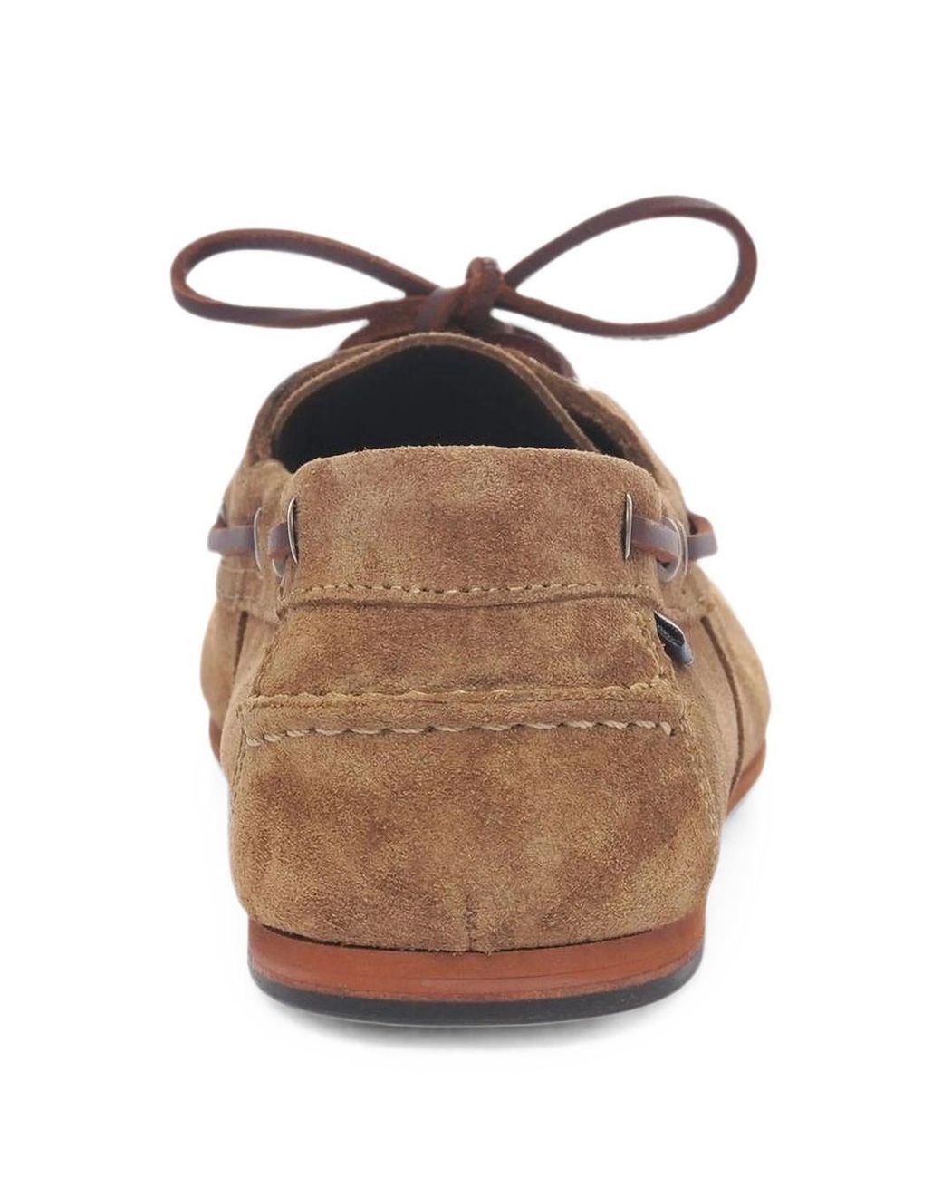 Sebago Brown Flat Loafers By