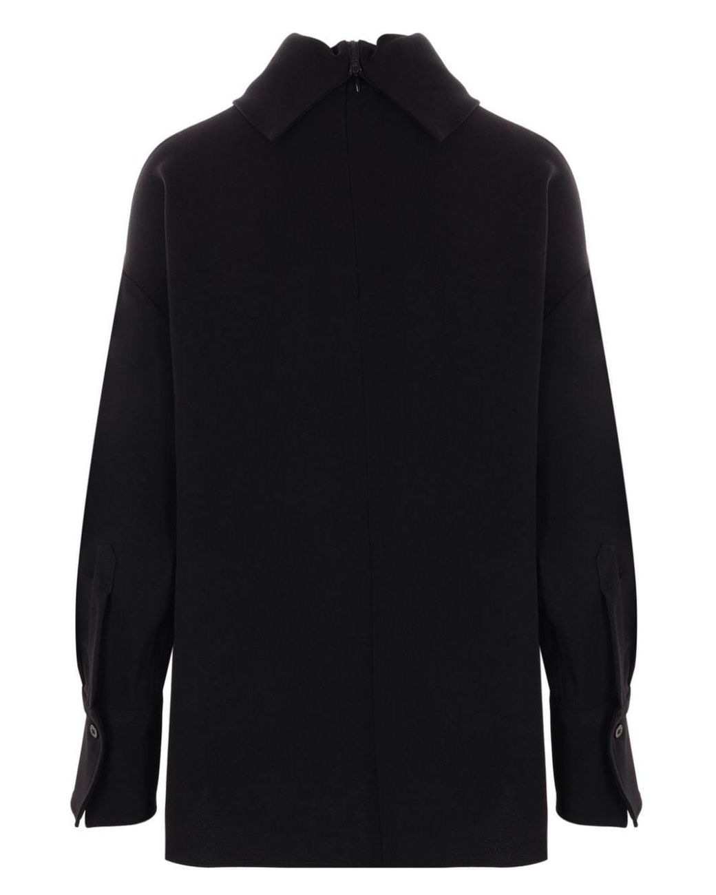 Alberto Biani Blue High-Neck Jumper