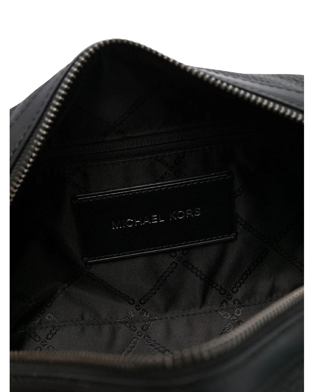 Michael Kors Black Hudson Zipped Travel Pouch By for men