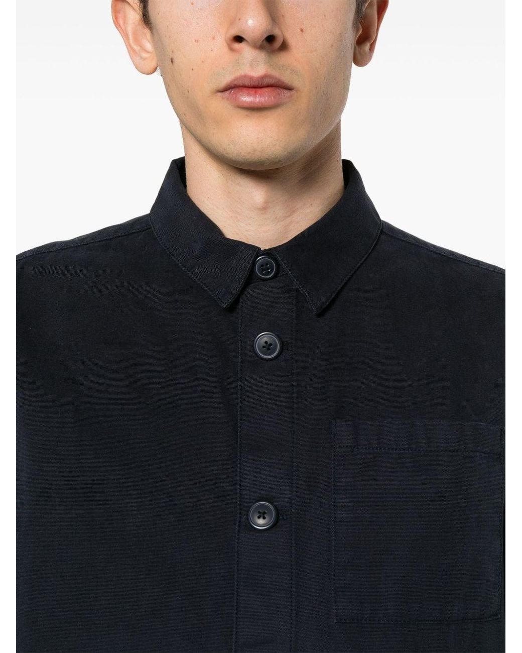 Barbour Blue Cotton Shirt for men