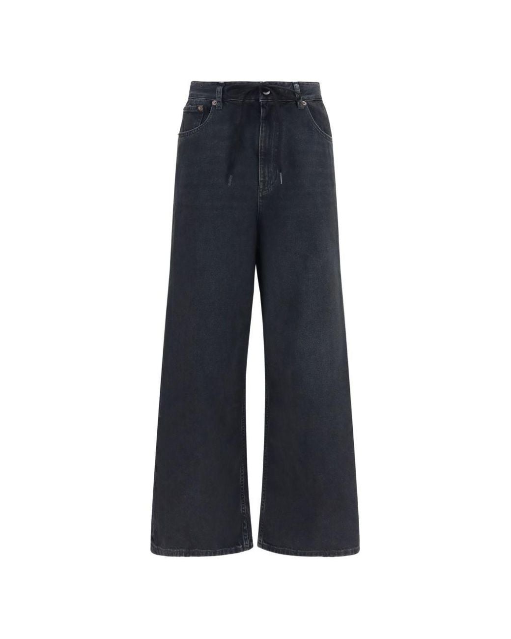 MM6 by Maison Margiela Blue Wide-Leg Denim Jeans