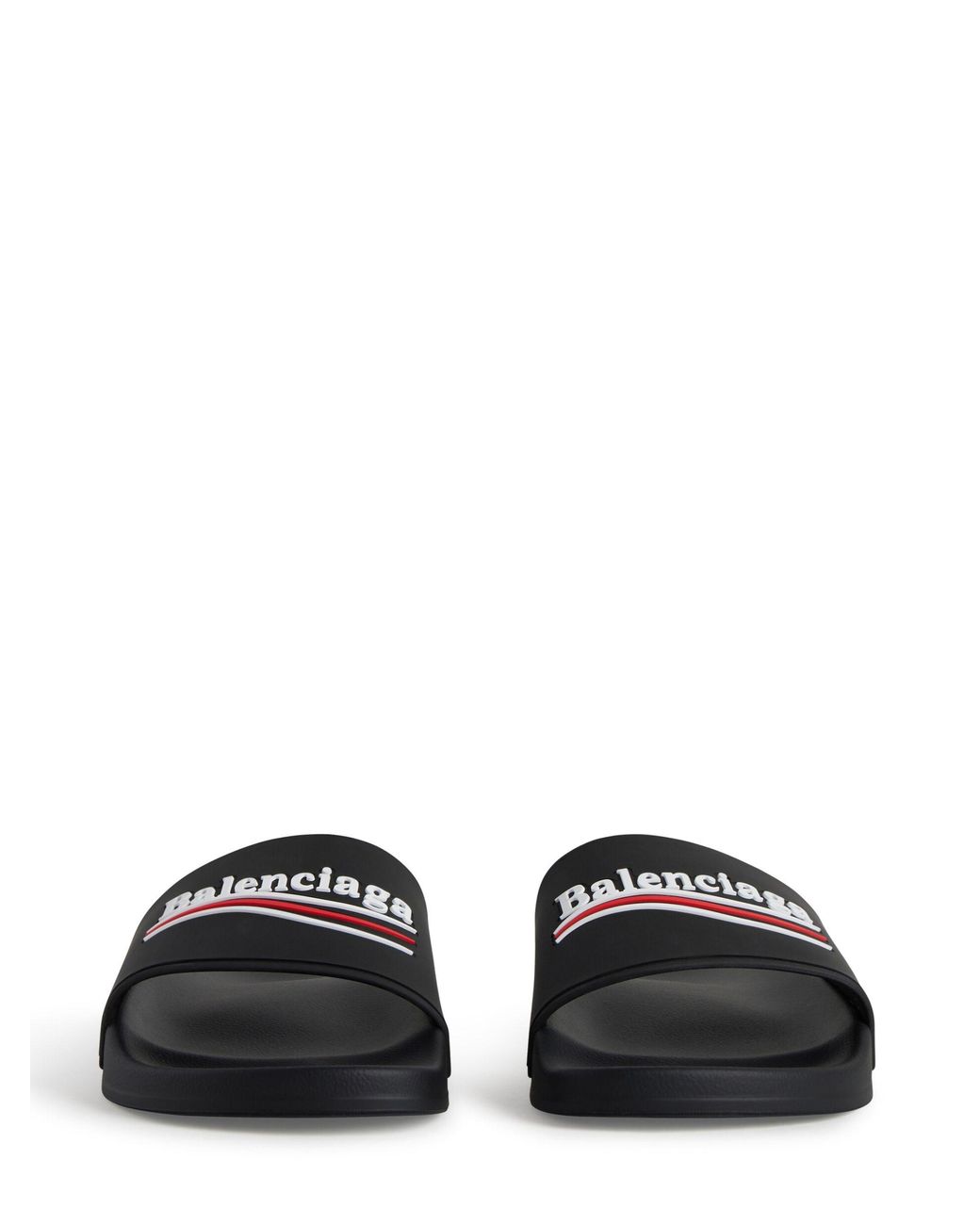 Balenciaga Black Pool Slide Sandal for men