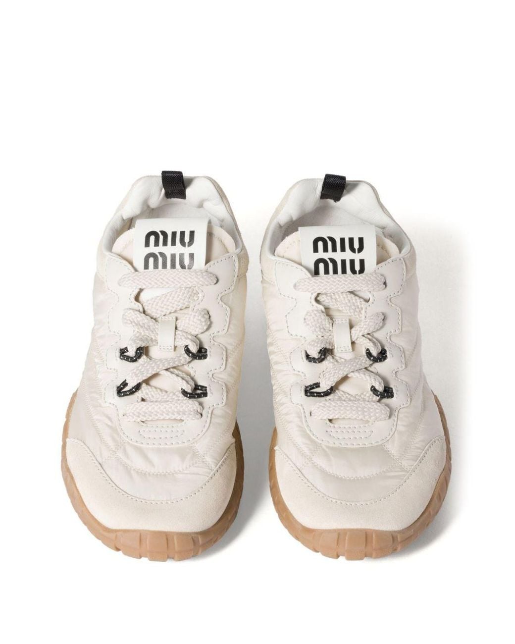 Miu Miu White Tyre Sneakers