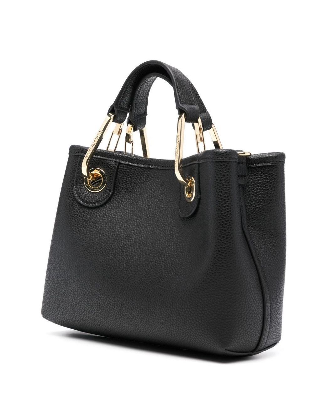 Emporio Armani Black Myea Xs Shopping Bag