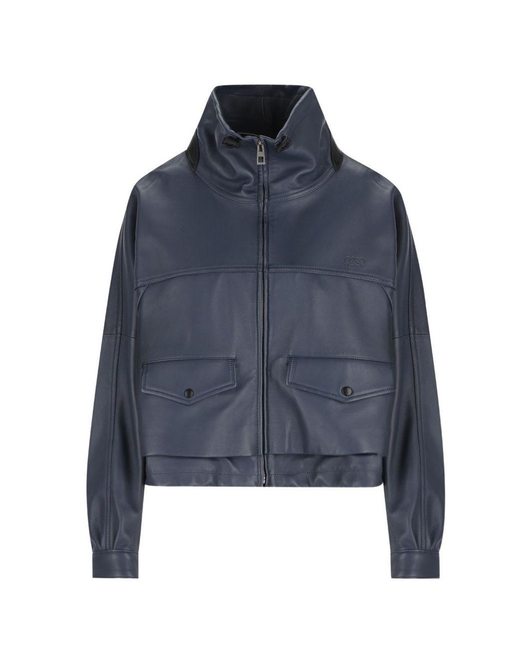 Loewe Blue Leather Jacket
