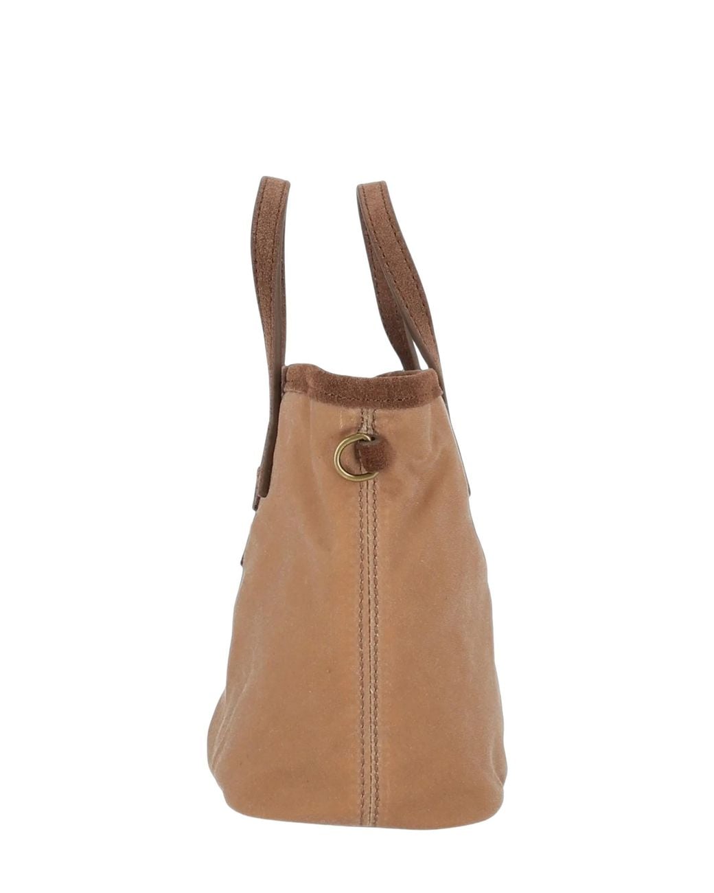 Mc2 Saint Barth Brown Logo-Lettering Tote Bag