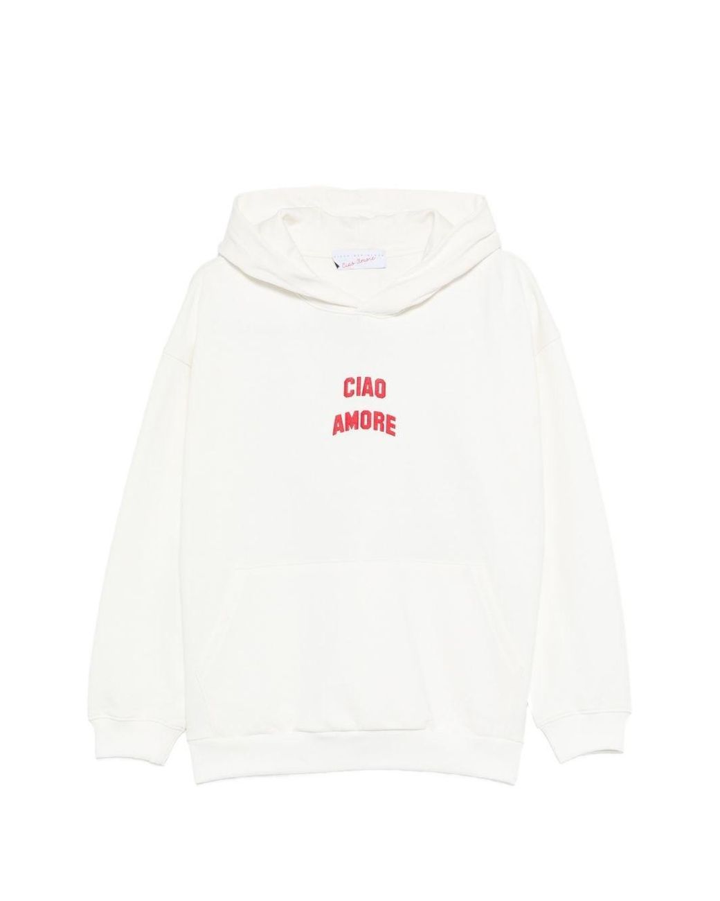 Giada Benincasa White Hello Love Sweatshirt