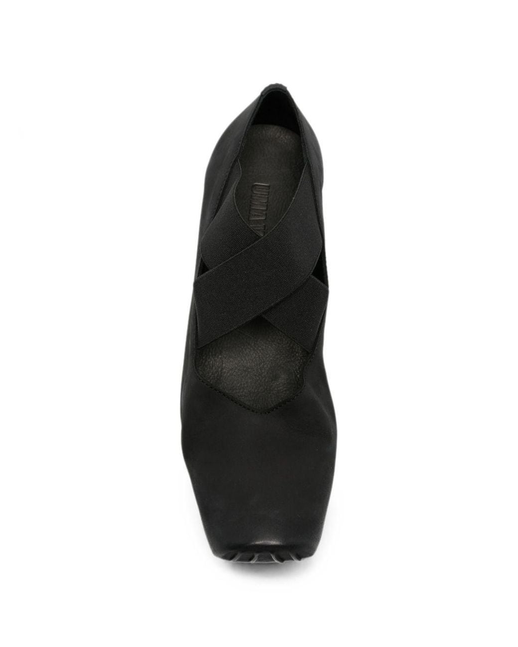 Uma Wang White Leather Ballet Flats