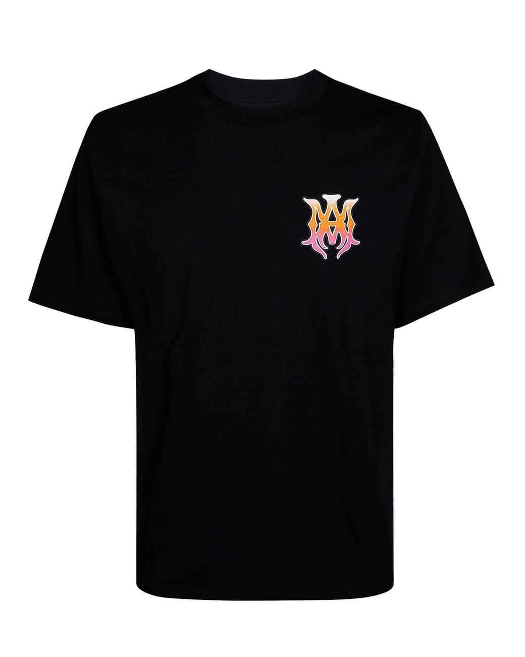 Amiri Black Printed T-Shirt for men