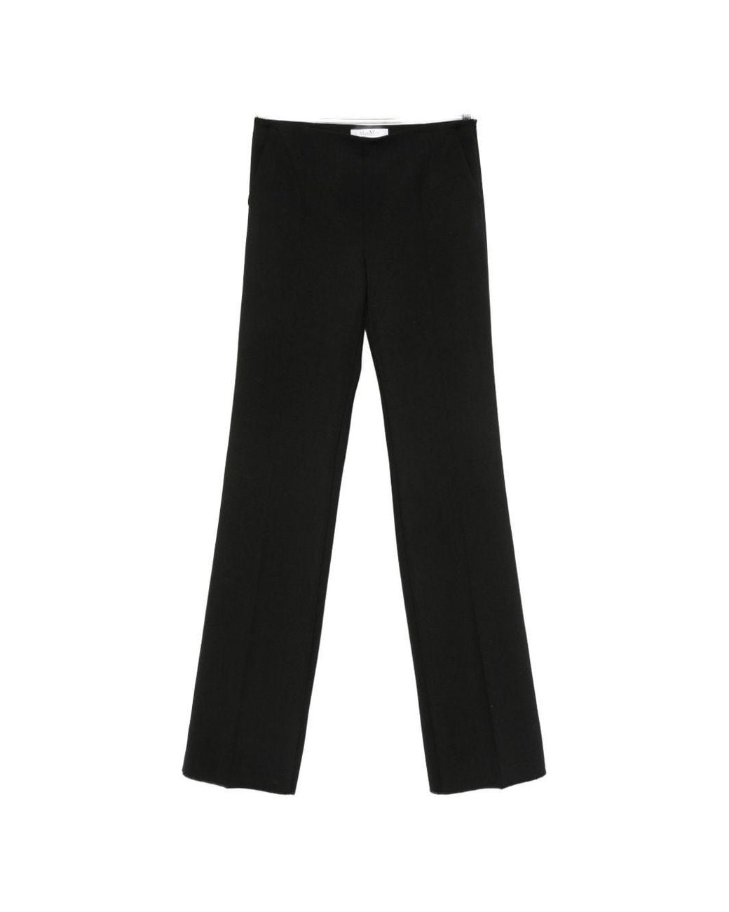 Max Mara Black Wool Trousers By