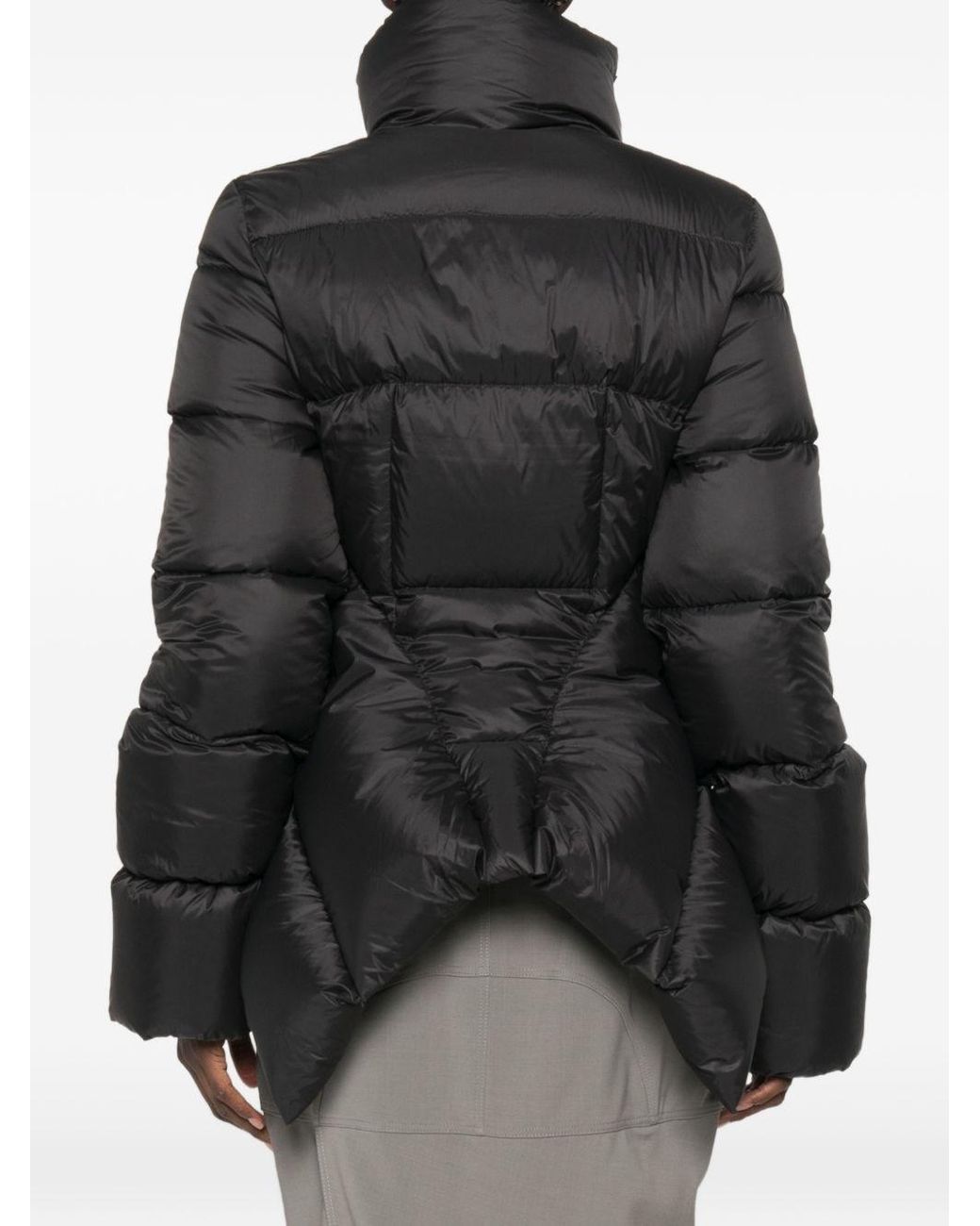 Rick Owens Black Short Down Jacket