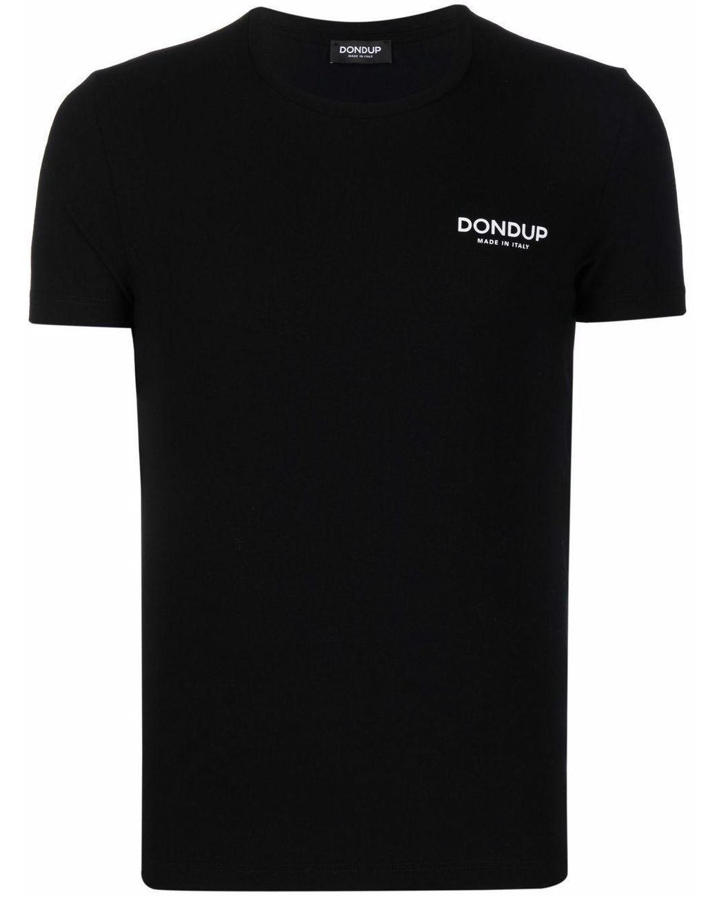 Dondup Cotton Logo-print T-shirt in Black for Men - Save 2% - Lyst