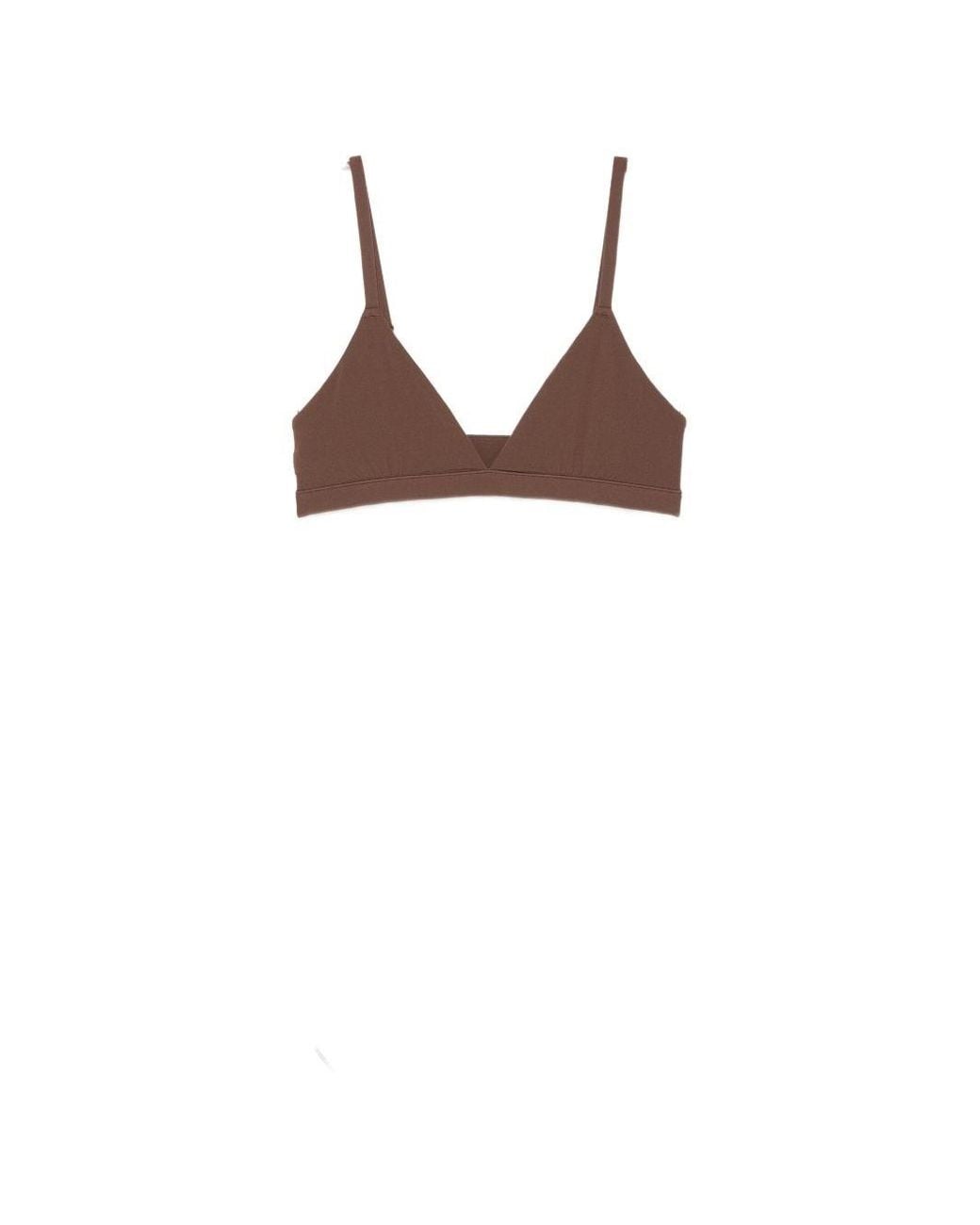 Skims Brown Triangle Bralette Bra By