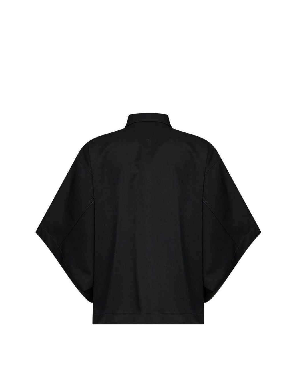 Bottega Veneta Black Wool Shirt
