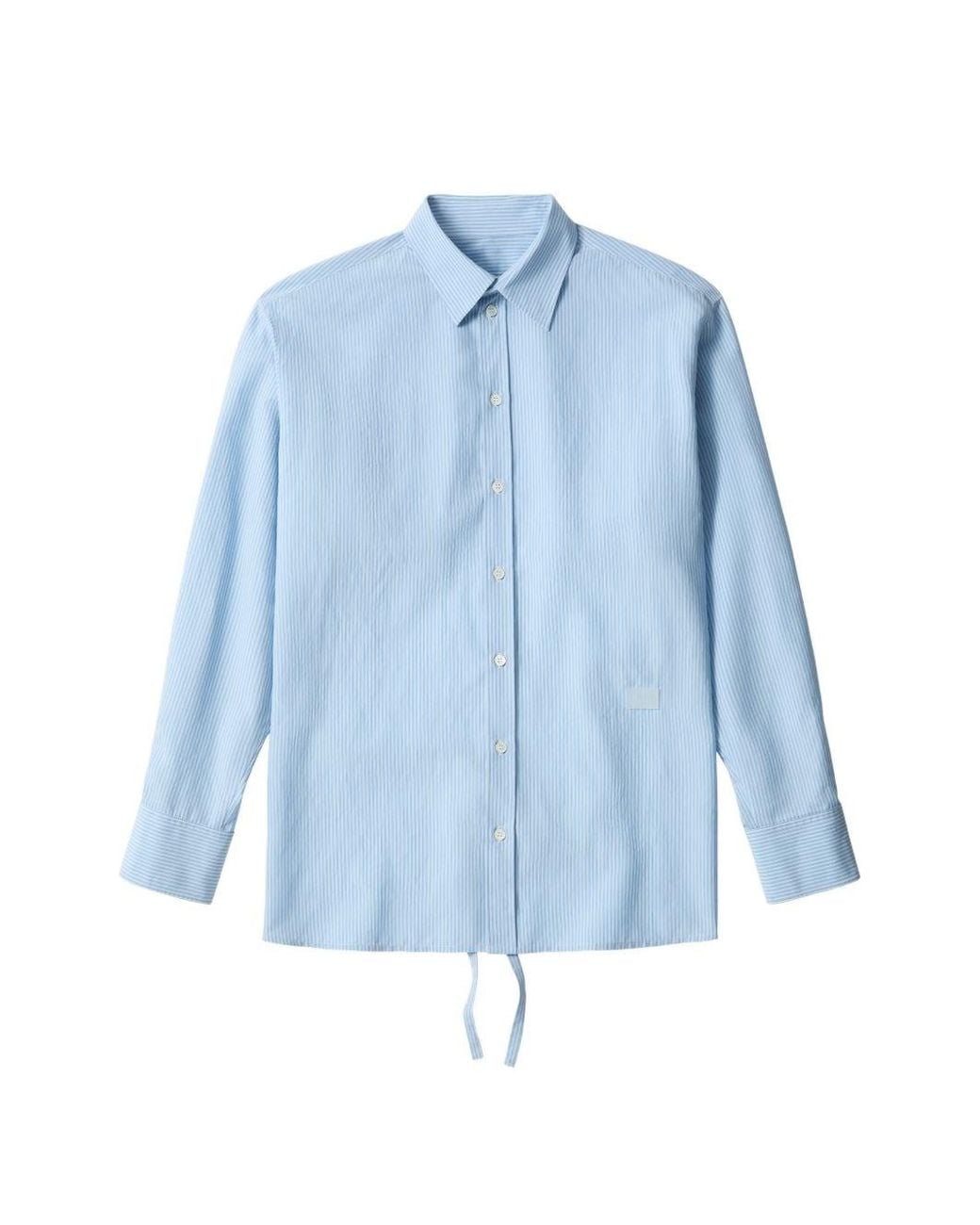 MM6 by Maison Margiela Blue Striped Shirt