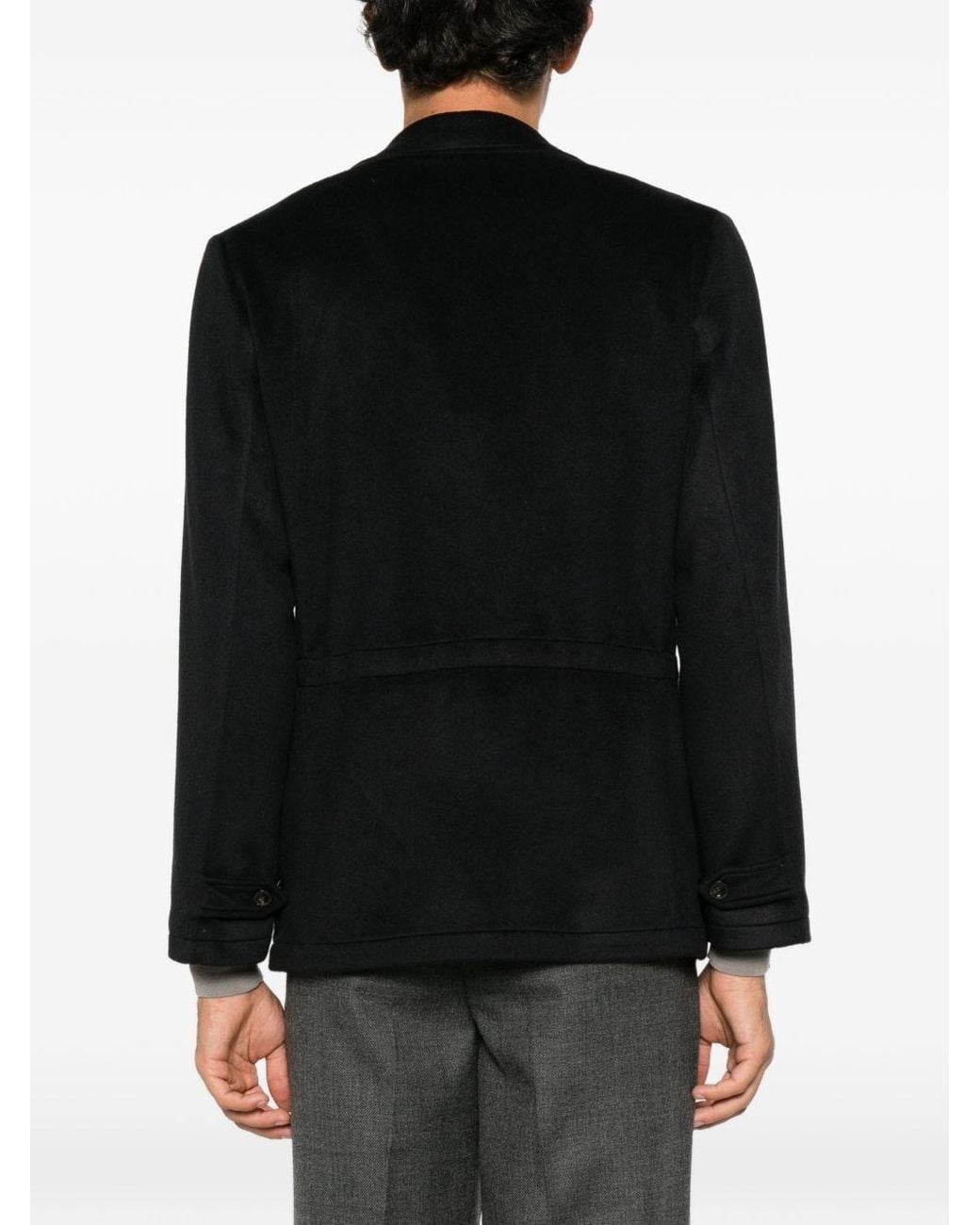 Boglioli Black Cashmere Jacket for men