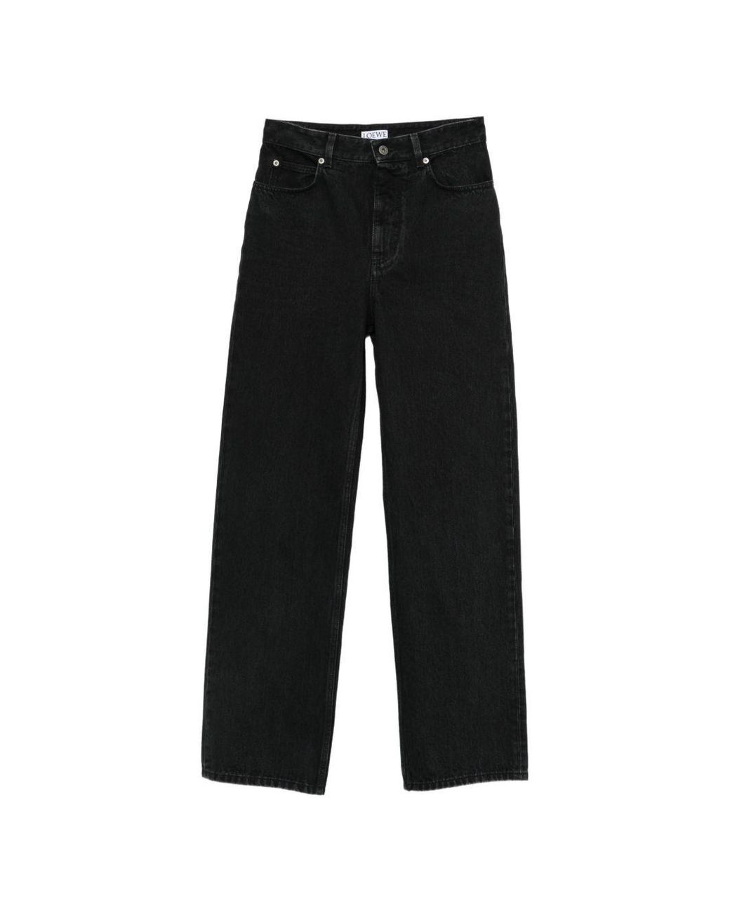 Loewe Black Anagram Denim Jeans