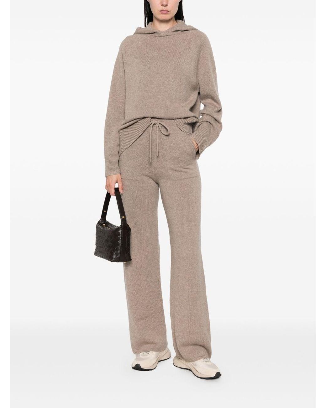 Max Mara White Cashmere Trousers