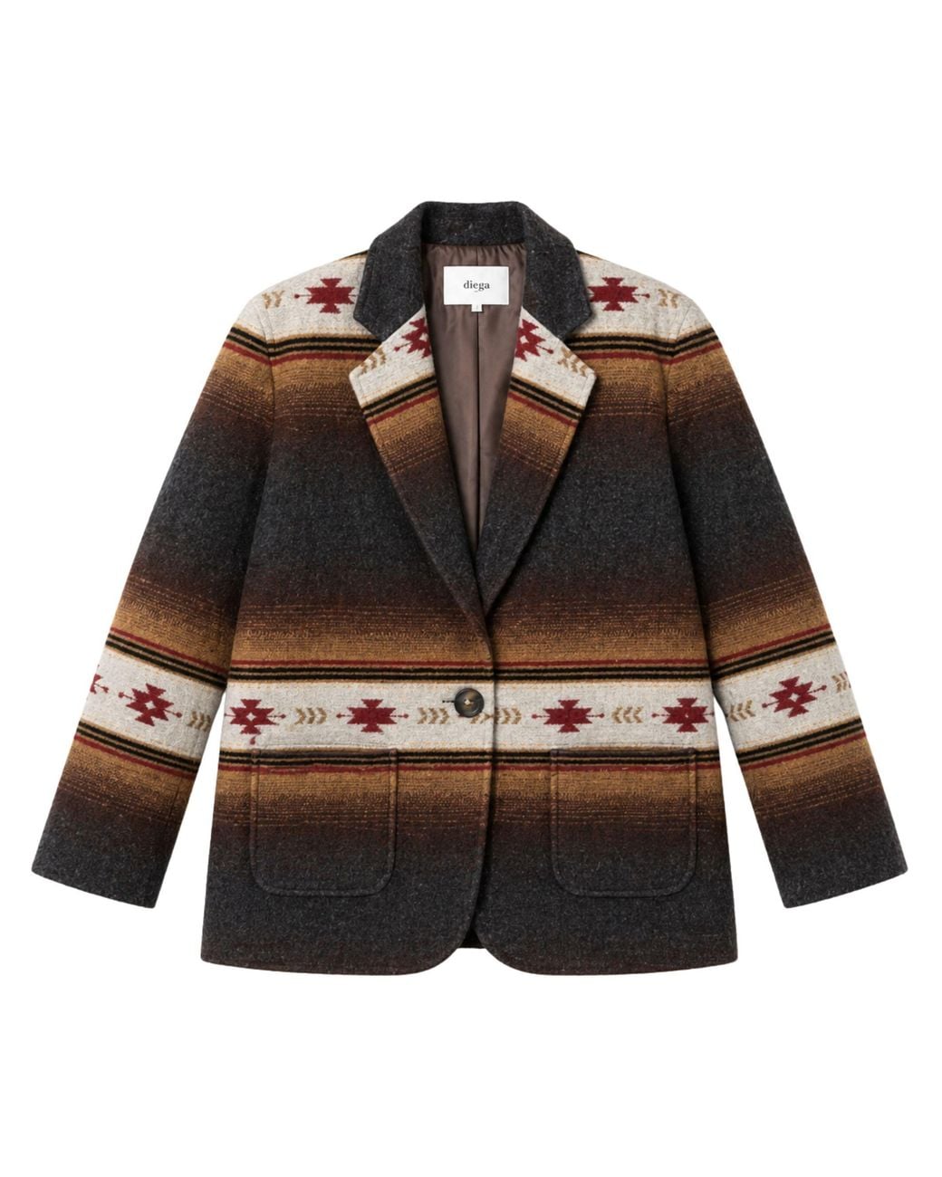 Diega Black Virato Blazer