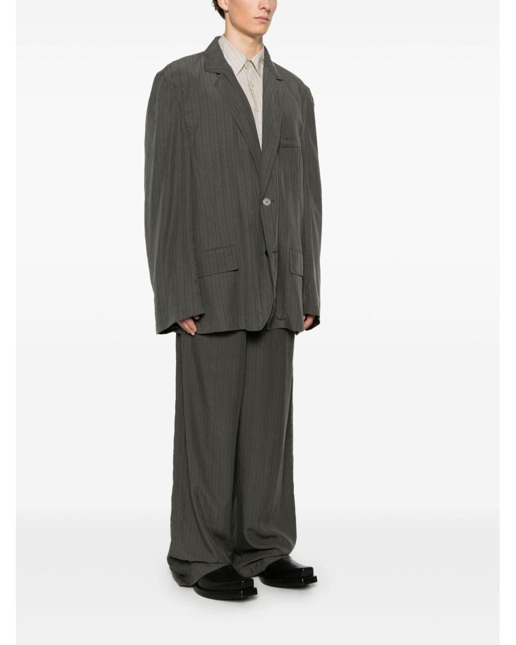 Balenciaga Gray Classic Jacket for men