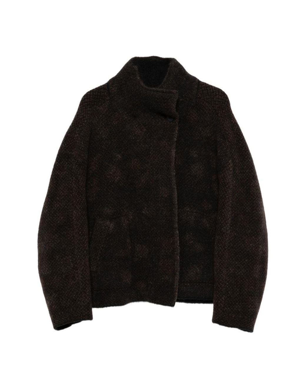 Boboutic Black Wool Reversible Jacket
