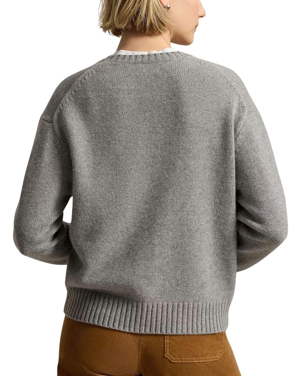 Polo Ralph Lauren Gray Polo Bear Knit